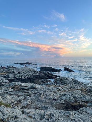 Image 1: Sunset in Britanny, France